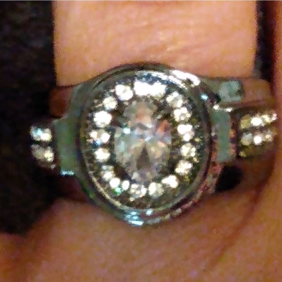 🎉Black Gold Filled CZ Ring - Picture 1 of 5